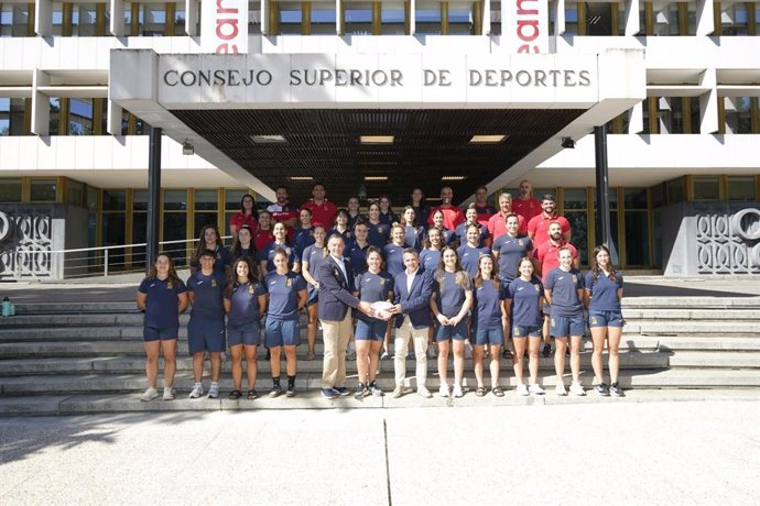 Despedida de la selección española femenina de rugby VII antes de disputar la clasificación para el Mundial de 2025