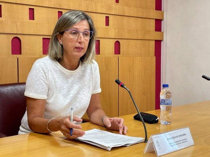 La concejala de Cultura, Sonia Díaz de Corcuera