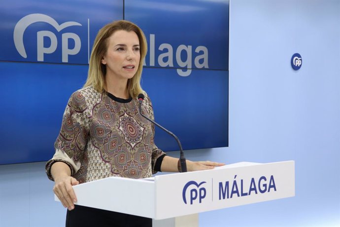 Archivo - La vicesecretaria de Sociedad del Bienestar, Inclusión Social, Igualdad y Familias del PP de Málaga, Lucía Yeves, en una imagen de archivo