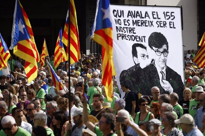 Manifestación en Barcelona