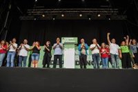 Las entidades independentistas exigen unidad a los partidos: "Aquí no se rinde nadie"