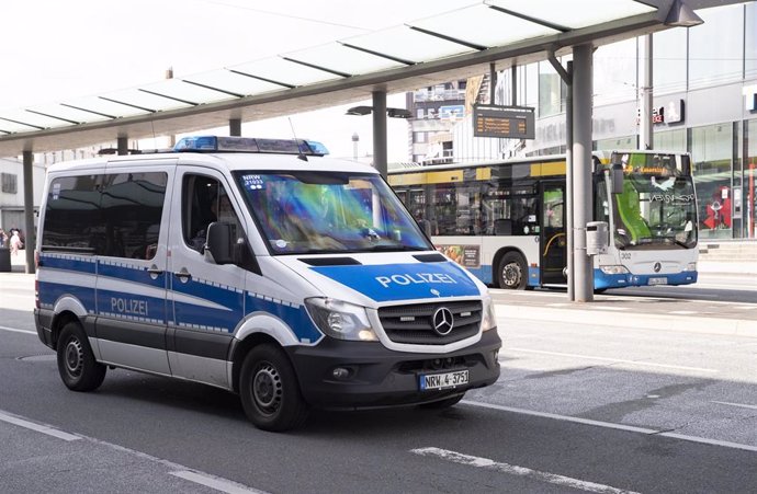 Furgón policial en Alemania