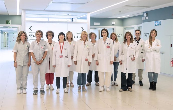 Integrantes de la Unidad de Trasplante de Progenitores Hematopoyéticos.