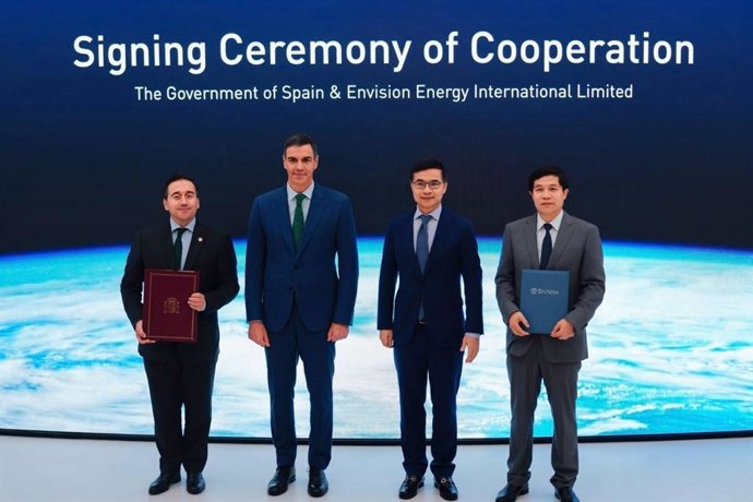 Signing Ceremony of Cooperation between The Government of Spain and Envision Energy