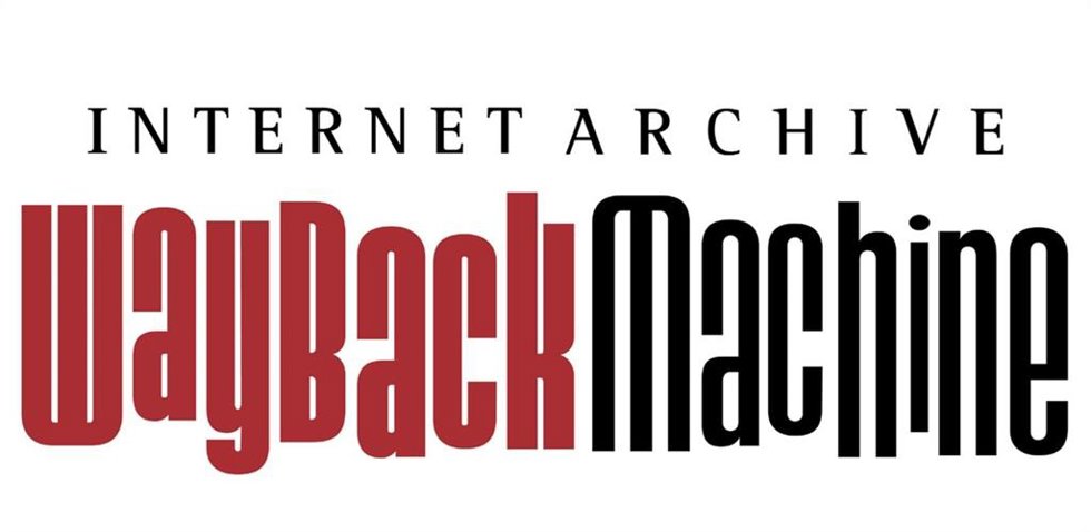 Logotipo del servicio Wayback Machine