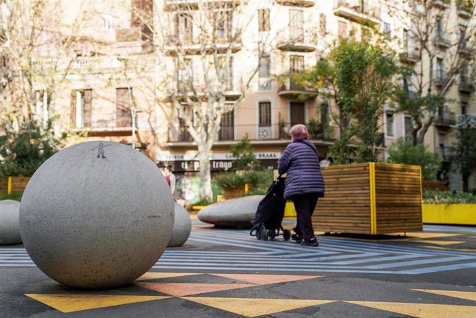 Archivo - Supermanzana del barrio de Sant Antoni, en Barcelona