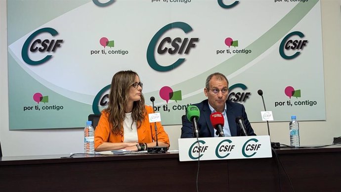 Presentación del informe elaborado por el CSIF sobre el inicio de curso.