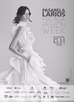 Cartel de la Pasarela Málaga Fashion Week que se celebra el viernes y el sábado en la calle Larios.