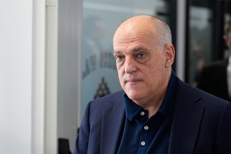 Archivo - El presidente de LaLiga, Javier Tebas, en ISDE. 
