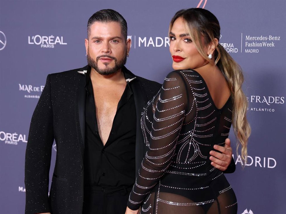 Alberto Dugarte y Amor Romeira asisten a la fiesta oficial de la pasarela Mercedes-Benz Fashion Week Madrid