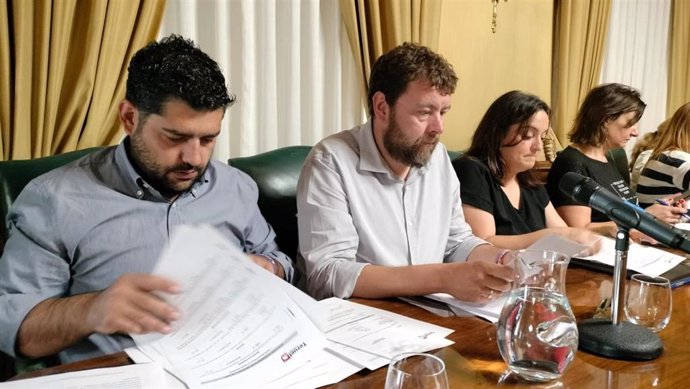 El grupo municipal socialista en el Ayuntamiento de Teruel