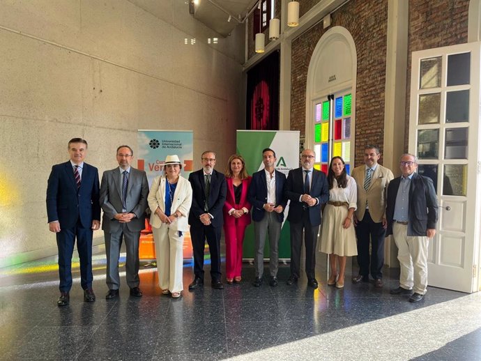 Alguno de los ponentes en el curso 'Un modelo de justicia para Andalucía' de la UNIA.