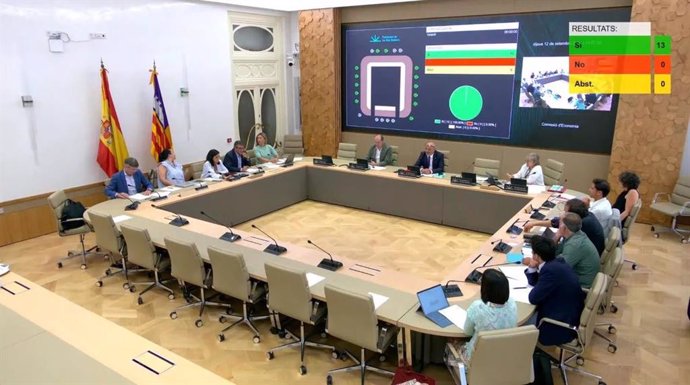 Comisión de Economía del Parlament.