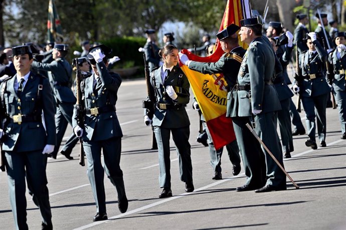 Archivo - Imágenes durante la jura nuevos guardias civiles en Baeza