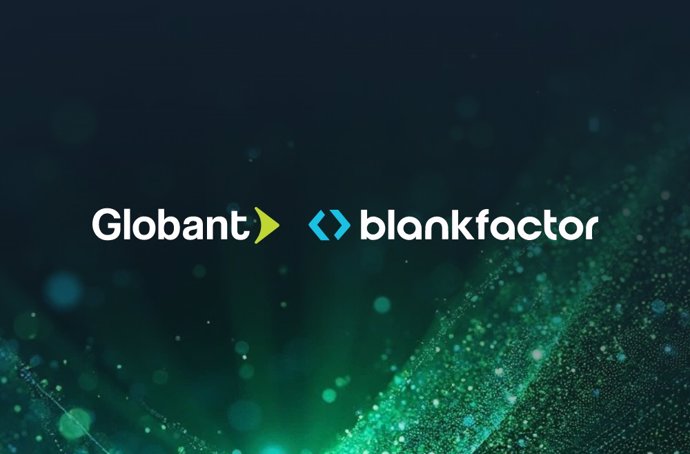 Logo de Globant y Blankfactor.