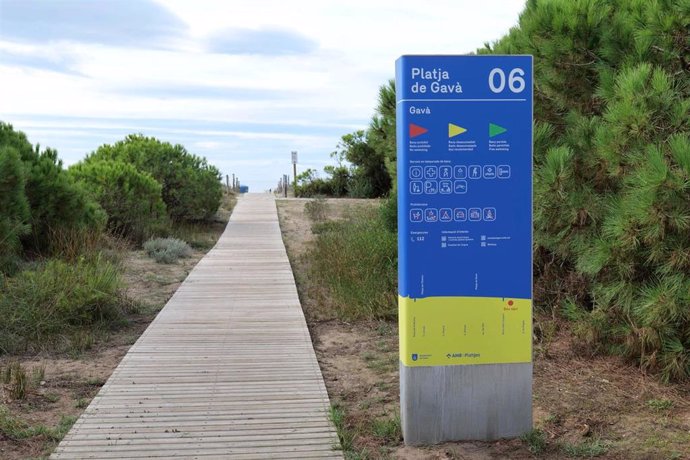 La playa de Gavà (Barcelona), donde el proyecto prevé restaurar paisajes dunares.