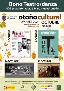 Cartel del 'Otoño Cultural'de Tomares.