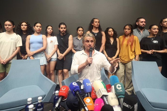 Archivo - El productor musical Nacho Cano ofrece declaraciones a los medios, a 9 de julio de 2024