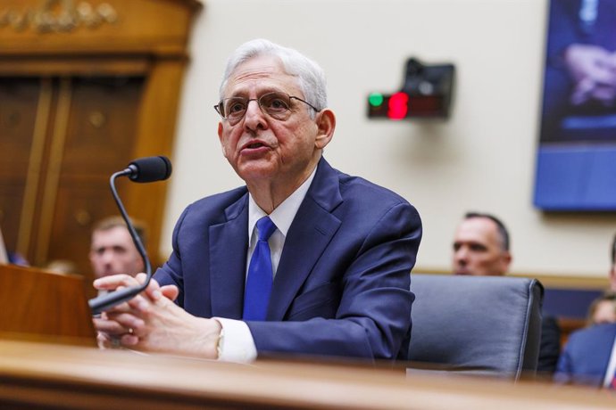 Archivo - WASHINGTON, June 4, 2024  -- U.S. Attorney General Merrick Garland testifies during a House Judiciary Committee hearing titled "Oversight of the U.S. Department of Justice" in Washington, D.C., the United States, on June 4, 2024.