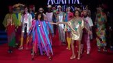 Vídeo: Ágatha Ruiz de la Prada abre la Fashion Week con un vestido inspirado en Agatha ¿Quién si no?'