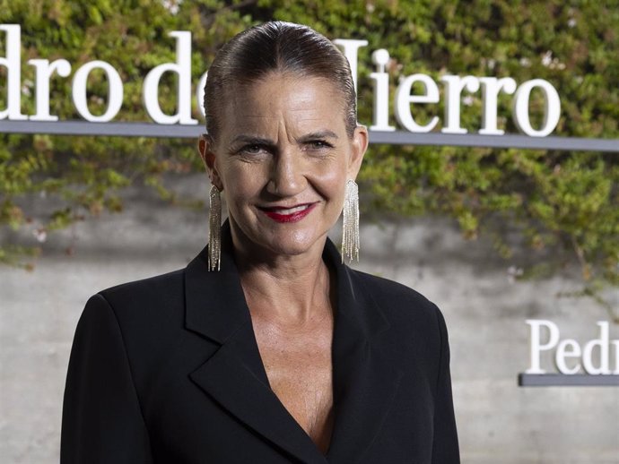 Samantha Vallejo Nágera asiste al desfile aniversario de Pedro del Hierro  'La leyenda del tiempo', a 12 de septiembre de 2024, en Madrid