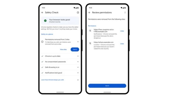 Latam.-Comprobación de seguridad de Chrome marcará notificaciones no deseadas y revocará permisos de webs que ya no se visiten