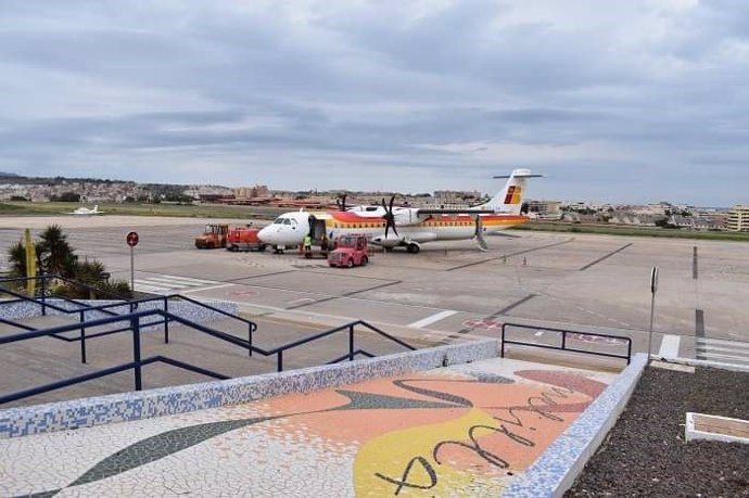 Archivo - Aeropuerto de Melilla, imagen de archivo.  