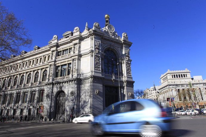 Archivo - Fachada del Banco de España