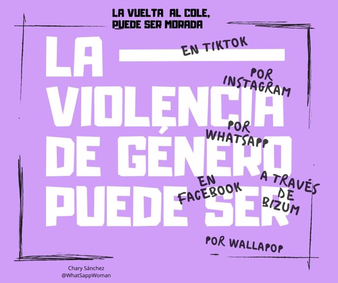 La periodista Chary Sánchez emprende una campaña para el comienzo escolar contra la violencia de género en línea.