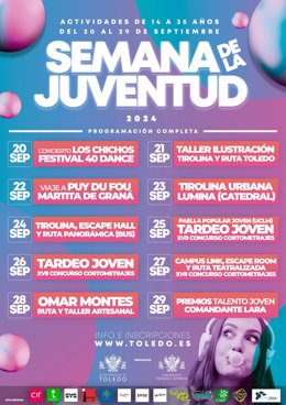 Cartel Semana Juventud Toledo