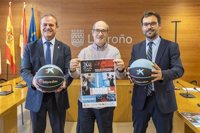 Más de 700 jugadores participan este sábado en el Plaza 3x3 CaixaBank en Logroño.