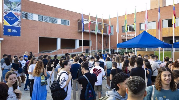 Jornada de bienvenida al alumnado de la Universidad Pablo de Olavide.