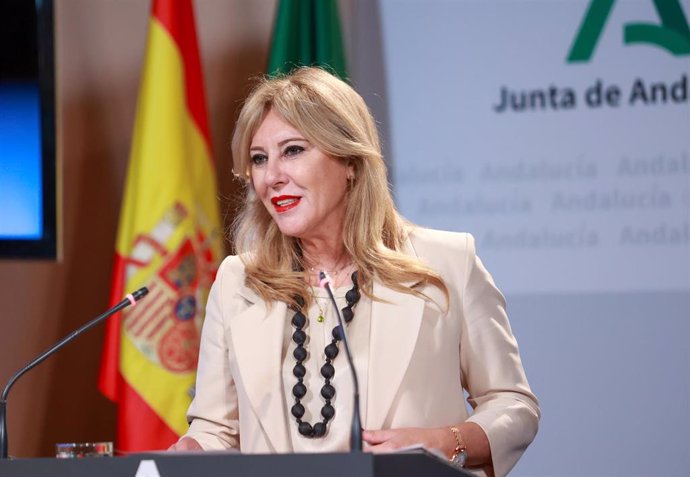 La consejera de Economía y portavoz del Gobierno andaluz, Carolina España.