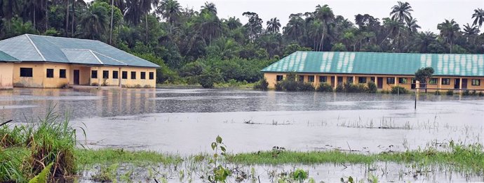 Archivo - Inundaciones en noviembre de 2022 en el estado de Bayelsa, en el sur de Nigeria (archivo)