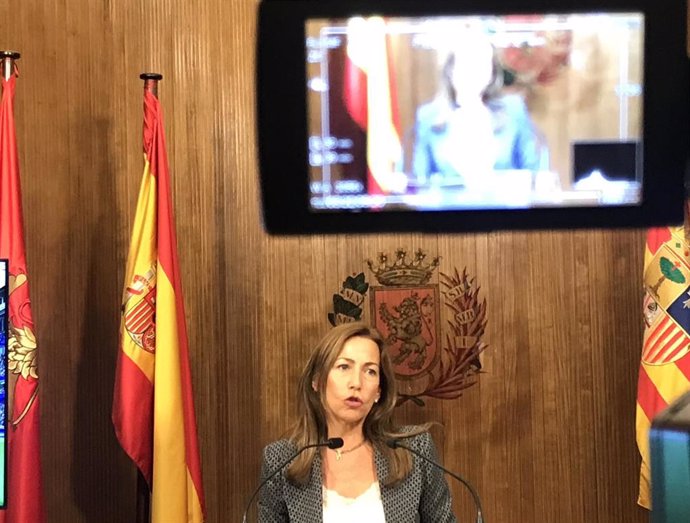 La alcaldesa de Zaragoza, Natalia Chueca