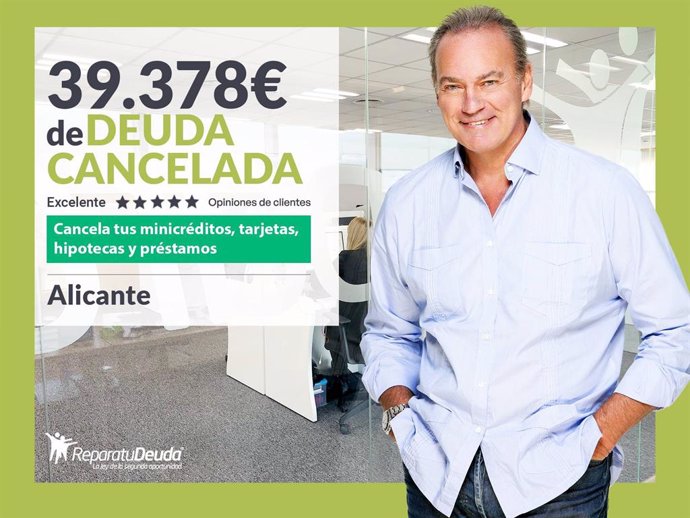 Archivo - Repara tu Deuda Abogados cancela 39.378 € en Alicante con la Ley de Segunda Oportunidad.