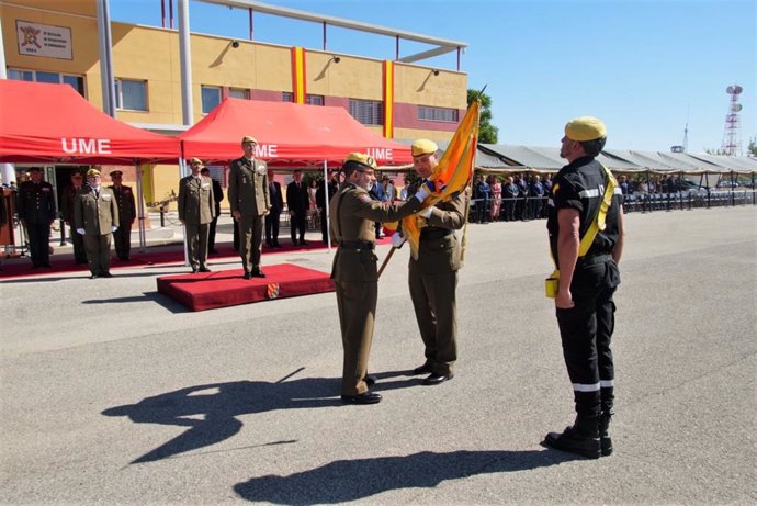 Relevo en el mando del Segundo Batallón de Intervención en Emergencias (BIEM II) de la Unidad Militar de Emergencia