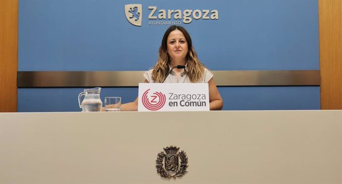 Archivo - La portavoz de ZeC,  Elena Tomás