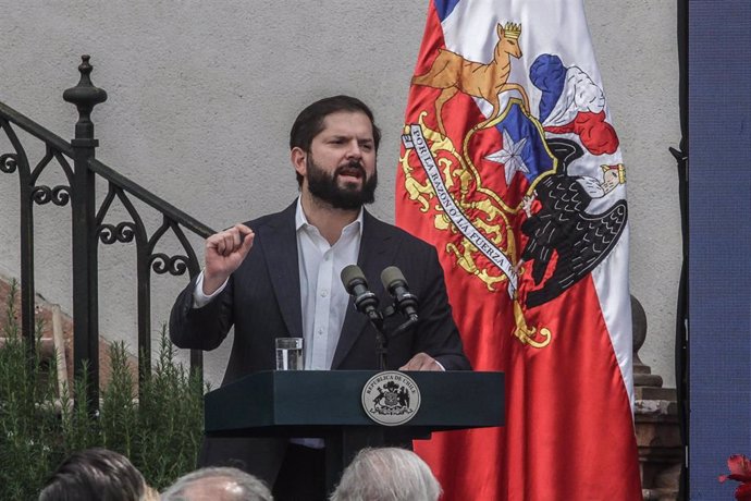 El presidente de Chile, Gabriel Boric