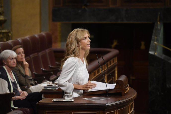 La diputada del PP Cayetana Álvarez de Toledo, en el Congreso de los Diputados, a 10 de septiembre de 2024, en Madrid (España). 