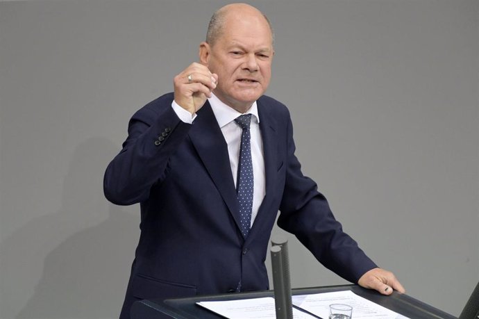 El canciller alemán, Olaf Scholz