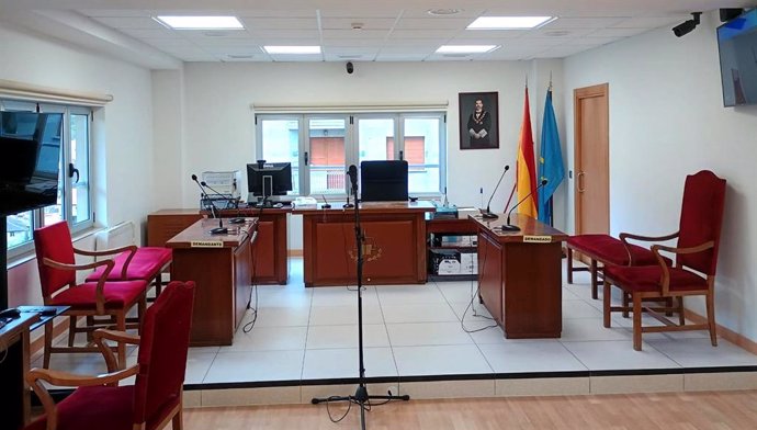 Ubicación provisional de la sede judicial Cangas del Narcea.