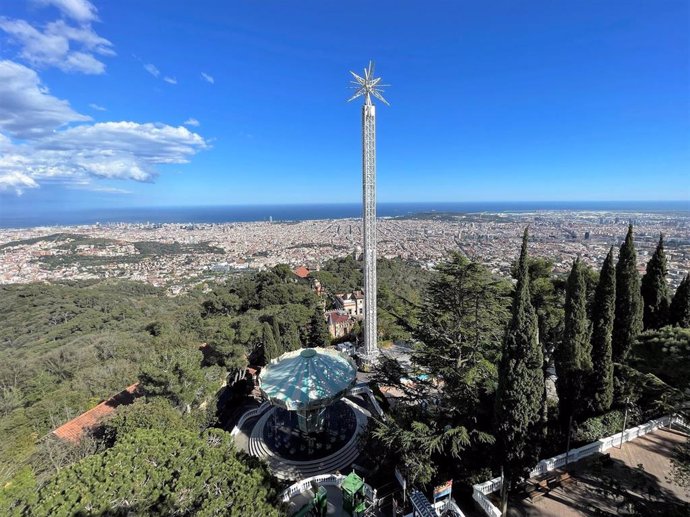 Archivo - La nueva atracción del Tibidabo de Barcelona