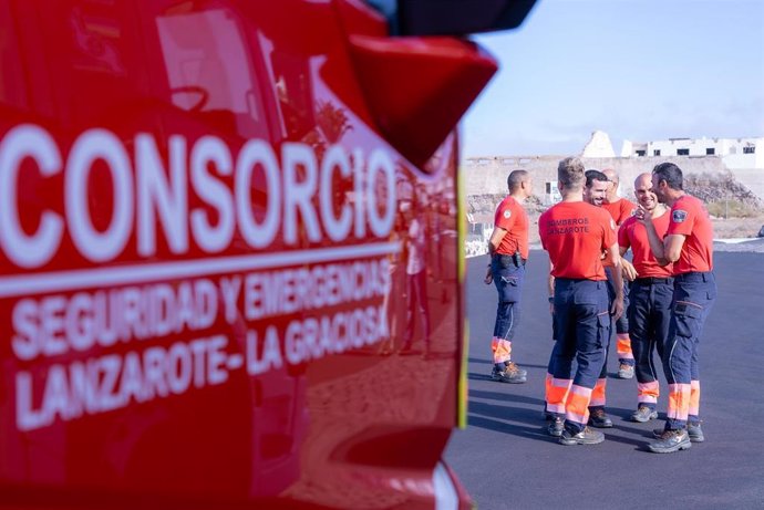 Bomberos del Consorcio de Emergencias de Lanzarote