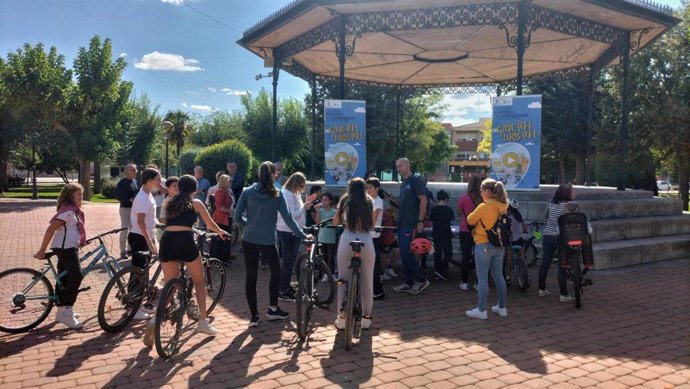 Participantes en la 'Semana europea de la movilidad'.