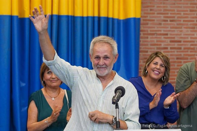 Acto de nominación del 'Pabellón Municipal Juan Sáez Celdrán' en El Algar