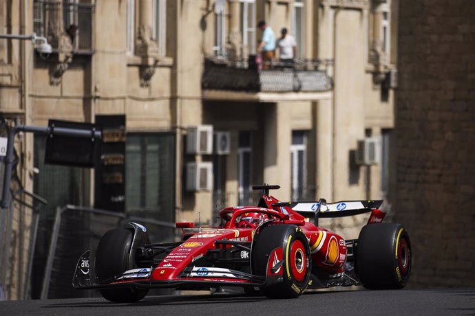 Charles Leclerc en Bakú