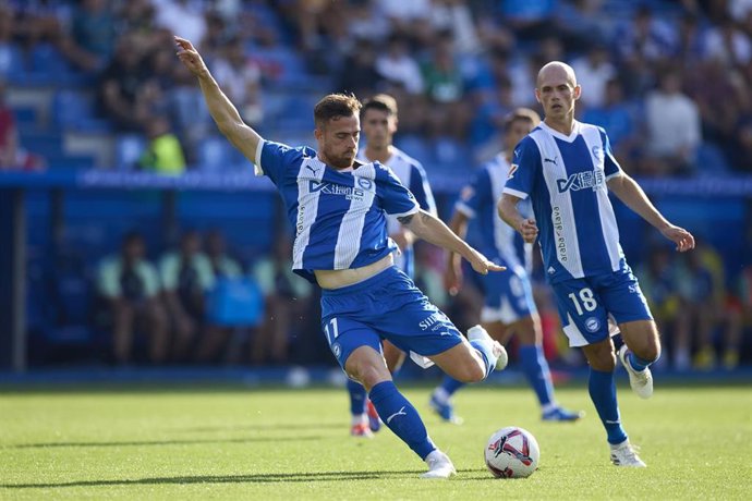 El jugador del Deportivo Alavés Toni Martínez.