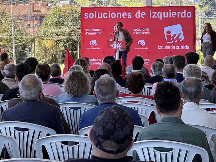 El coordinador general de IU Asturias, Ovidio Zapico.