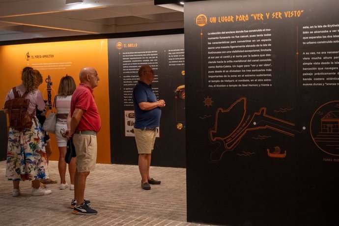 Exposición sobre rituales funerarios en Gadir en el espacio Entrecatedrales.